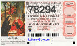 El Gordo Tickets 2009