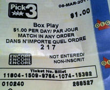 florida lottery pick 3 box payout
